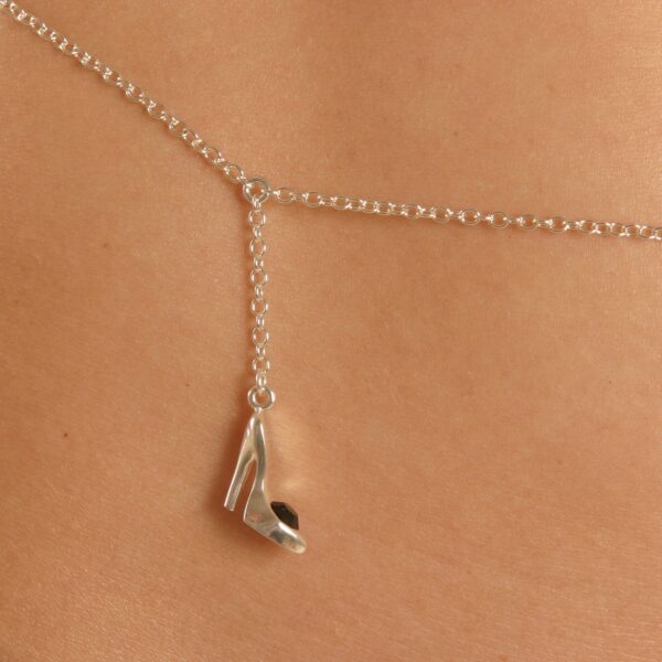 Chaine Taille Escarpin de Nuit Argent