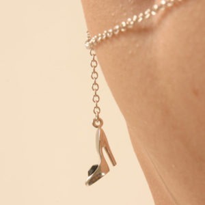 Chaine Taille Escarpin de Nuit Argent