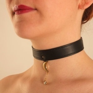 Collier Reins Cuir Lune Sylvie Monthulé