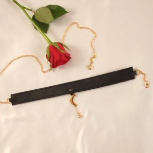 Collier Reins Cuir Lune Sylvie Monthulé