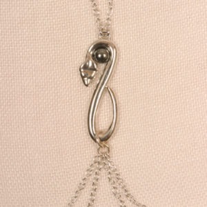 body-jewelry-nipples-snake-silver-chains