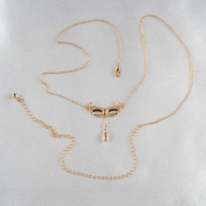 Chaine Taille Masque Venise Or