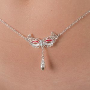 Venitian mask waist chain silver