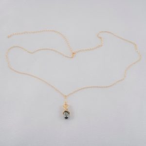 Secret passion hematite pearl waist chain gold