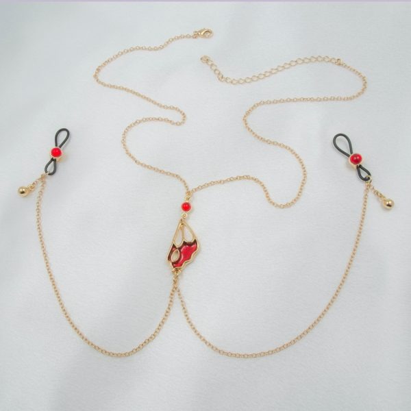 jewel-intimate-breasts-naked-necklace-gold-red