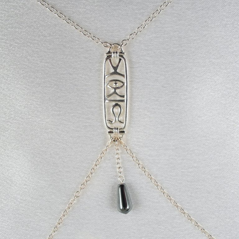 Collier Mammaire Western Argenté Avec Conchos - Style Huile