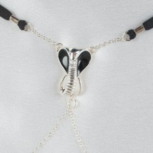 string-bijou-sexuel-serpent-chaines-argent