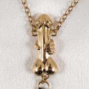 hoden-schmuck-skulptur-aufregend-penis-gold