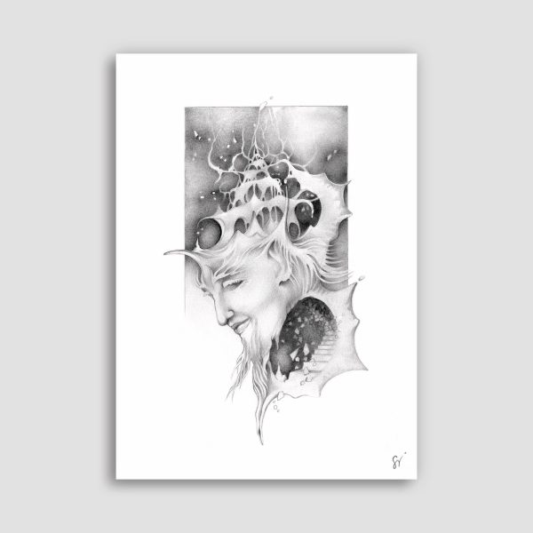 impression-dessin-surrealiste-visage-coquillage