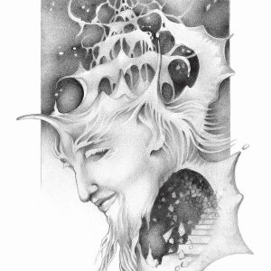 impression-dessin-surrealiste-visage-coquillage