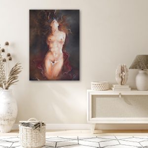 Druck-Kunstwerk-Ölgemälde-Frau-Ekstase