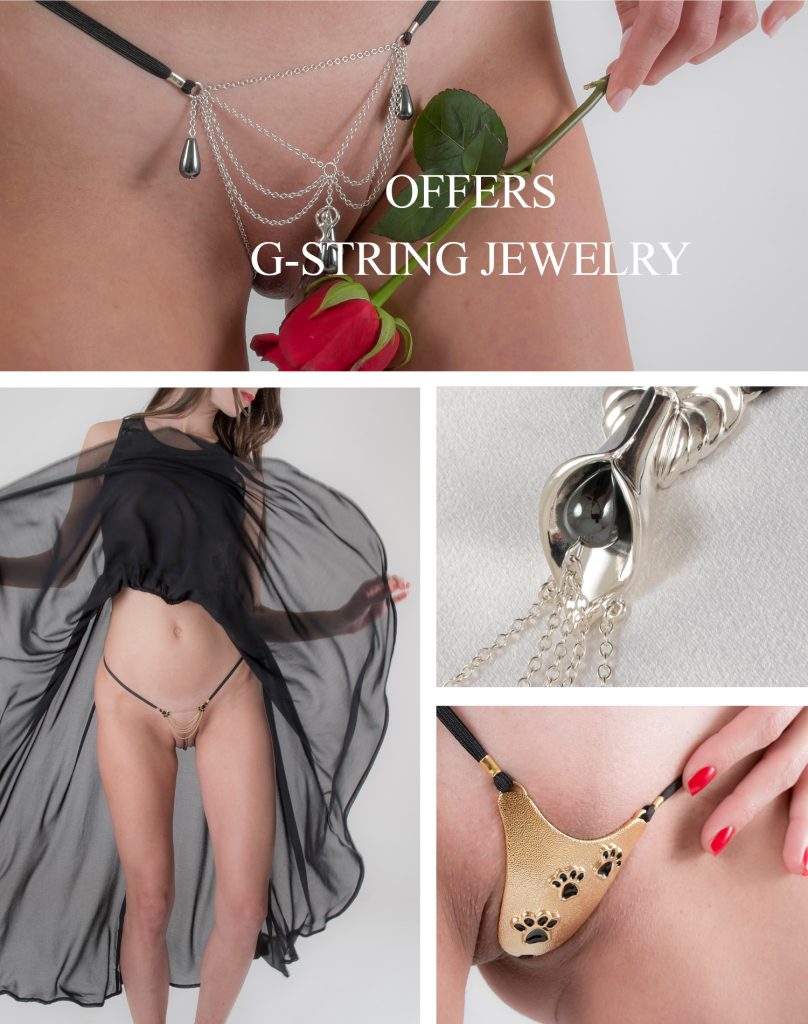 Jewelry strings offers by the designer